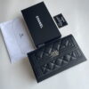 Chanel Cowhide with caviar Clutch bag with gold and sliver hardware size: 19*10cm