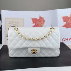 Chanel classic flap bag a01112 medium size: 15.5×25.5×6.5cm