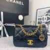 Chanel 2023 new CF Black gold bag size: 21*13cm