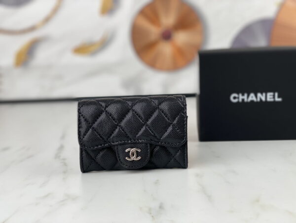 Chanel classic Card Bag & coin Wallet caviar cowhide AP0214 size:7.5 * 11.3 * 2.1 cm
