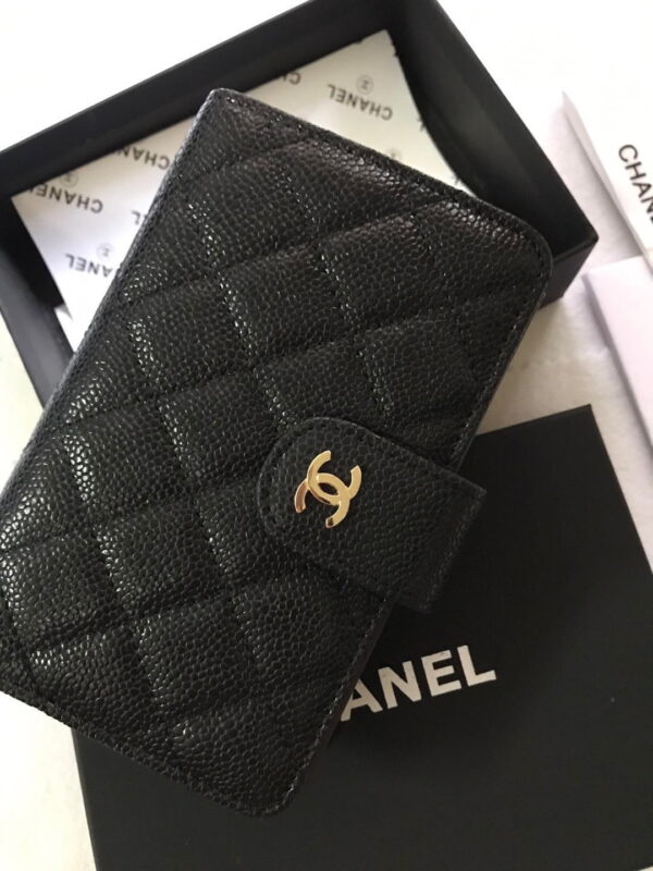 Chanel sheepskin wallet with gold and sliver hardware 50073 size: 15*10cm