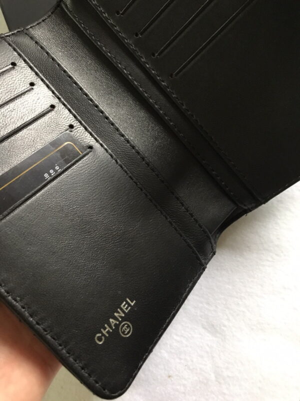 Chanel sheepskin wallet with gold and sliver hardware 50073 size: 15*10cm