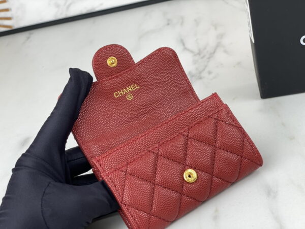 Chanel classic Card Bag & coin Wallet caviar cowhide AP0214 size:7.5 * 11.3 * 2.1 cm