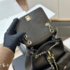 2 CHANEL Gabrielle caviar The homeless backpack black size: 20*20cm