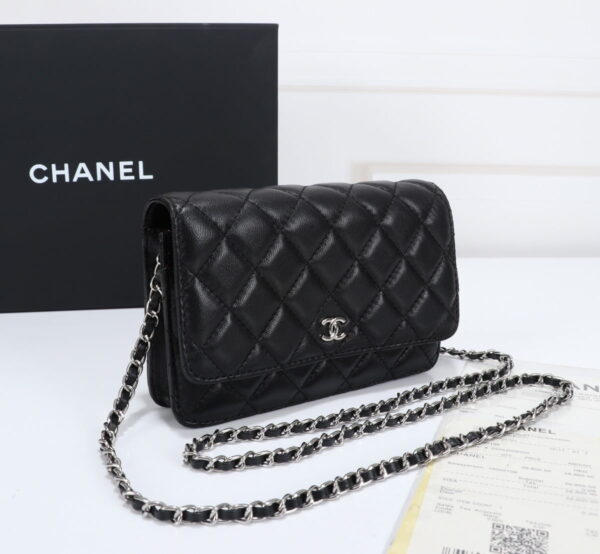 2 Chanel woc Classic Fortune Crossbody bag with sliver hardware Size: W19*H12*D4cm