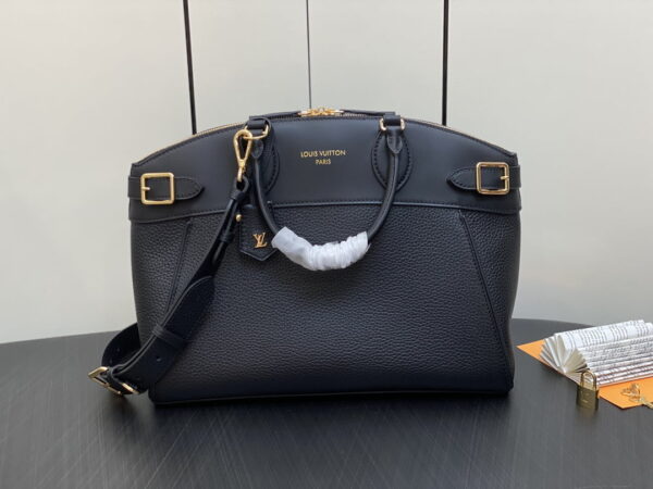 2 Louis Vuitton / LV zys lock it mm real leather m22914 size: 36*29*15cm