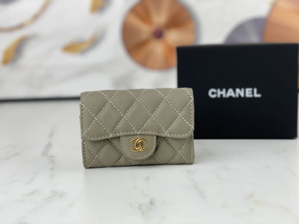 Chanel classic Card Bag & coin Wallet caviar cowhide AP0214 size:7.5 * 11.3 * 2.1 cm