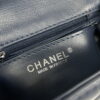 3 Chanel cf Square Fat 1115 sheepskin leather blue size: 18*14*7cm