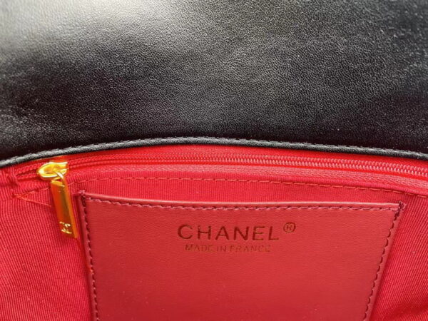Chanel 2023 new CF Black gold bag size: 21*13cm
