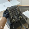 3 CHANEL Gabrielle caviar The homeless backpack black size: 20*20cm