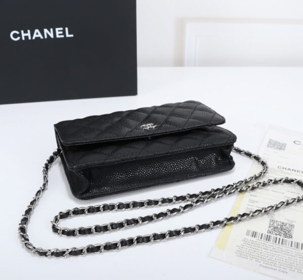 Chanel woc Classic Fortune Crossbody bag caviar with sliver hardware Size: W19*H12*D4cm