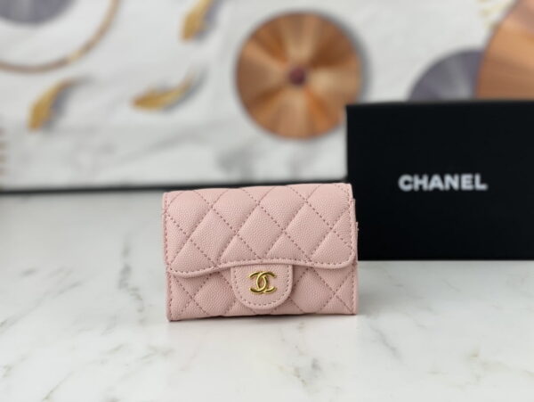 Chanel classic Card Bag & coin Wallet caviar cowhide AP0214 size:7.5 * 11.3 * 2.1 cm