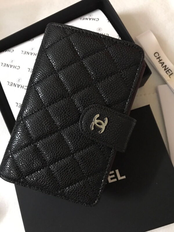 Chanel sheepskin wallet with gold and sliver hardware 50073 size: 15*10cm