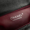 Chanel cf Square Fat 1115 sheepskin leather black size: 18*14*7cm
