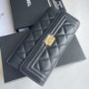 Chanel sheepskin Clutch bag with gold hardware size: 19*10cm