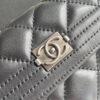 Chanel sheepskin Clutch bag with sliver hardware size: 19*10cm