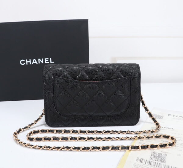 Chanel woc Classic Fortune Crossbody bag caviar with gold hardware Size: W19*H12*D4cm