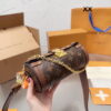 Louis Vuitton / LV prefall papillon trunk monogram round flip latch design crossbody bag