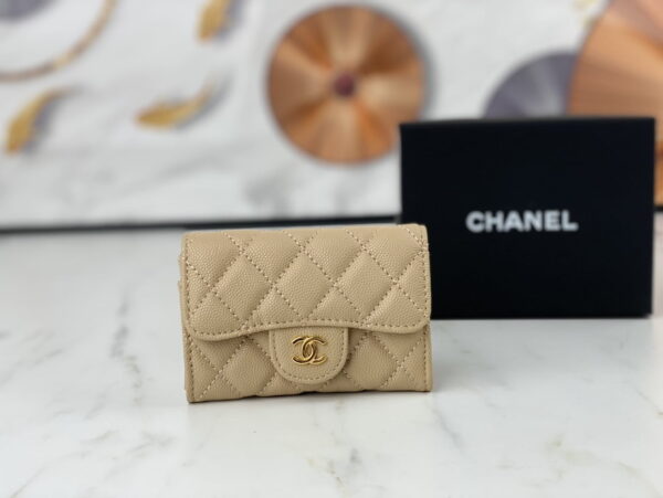 Chanel classic Card Bag & coin Wallet caviar cowhide AP0214 size:7.5 * 11.3 * 2.1 cm