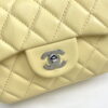 Chanel cf Square Fat 1115 sheepskin leather yellow size: 18*14*7cm