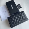 Chanel Cowhide with caviar Clutch bag with gold and sliver hardware size: 19*10cm