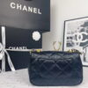 Chanel 2023 new CF Black gold bag size: 21*13cm