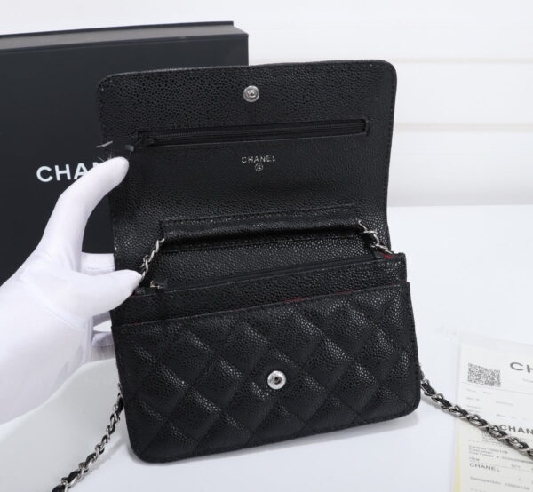 Chanel woc Classic Fortune Crossbody bag caviar with sliver hardware Size: W19*H12*D4cm