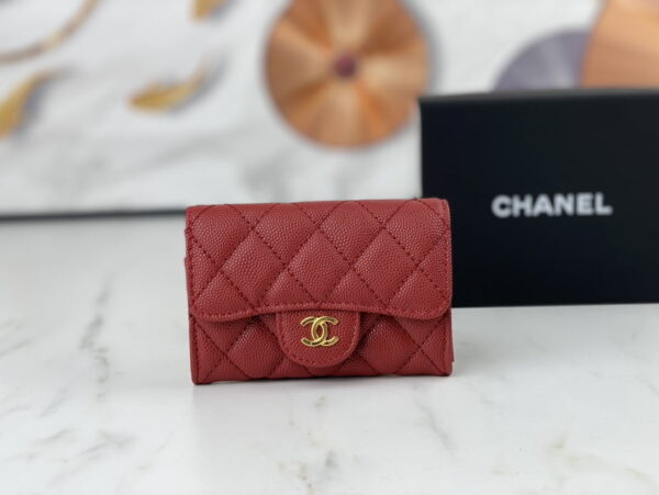 Chanel classic Card Bag & coin Wallet caviar cowhide AP0214 size:7.5 * 11.3 * 2.1 cm