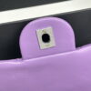 Chanel cf Square Fat 1115 sheepskin leather purple size: 18*14*7cm