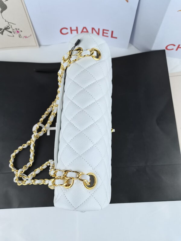 6 Chanel classic flap bag a01112 medium size: 15.5×25.5×6.5cm