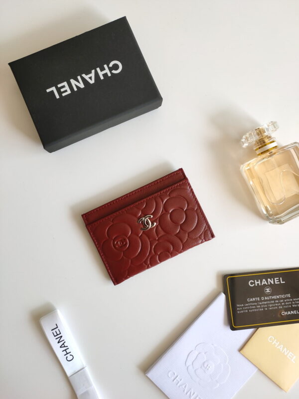 Chanel card bag sheepskin 5 colors A82286 size: 7.5*11.2*0.5cm