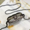 chanel22k dinner bag black Pearl string size: 11*9*4.5cm