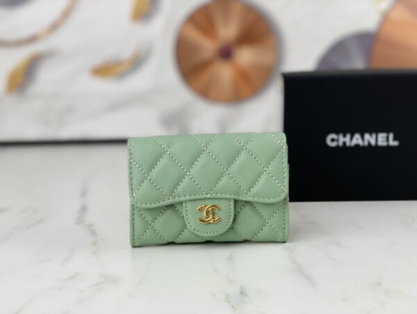 Chanel classic Card Bag & coin Wallet caviar cowhide AP0214 size:7.5 * 11.3 * 2.1 cm