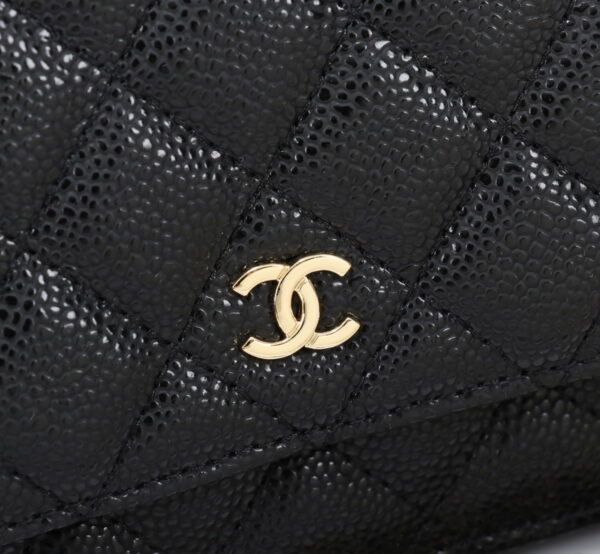 Chanel woc Classic Fortune Crossbody bag caviar with gold hardware Size: W19*H12*D4cm