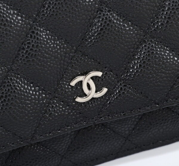 Chanel woc Classic Fortune Crossbody bag caviar with sliver hardware Size: W19*H12*D4cm