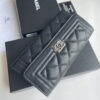 Chanel Cowhide with caviar Clutch bag with gold and sliver hardware size: 19*10cm