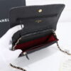 Chanel woc Classic Fortune Crossbody bag caviar with gold hardware Size: W19*H12*D4cm