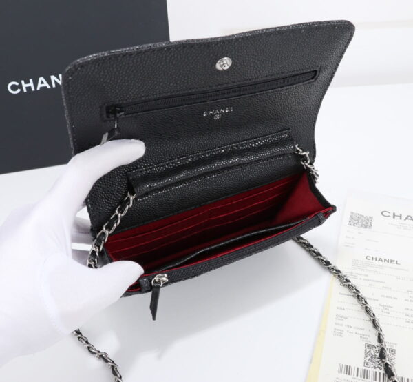 Chanel woc Classic Fortune Crossbody bag caviar with sliver hardware Size: W19*H12*D4cm
