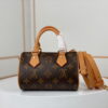 Louis Vuitton / LV monogram nano speedy m81085 size: 16* 11* 9cm