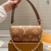 GLP17Bao LV genuine leather bag With box 22*13cm